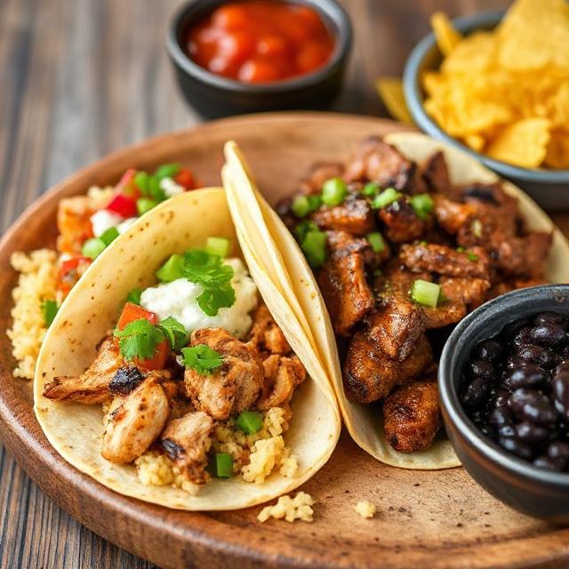 Chicken & Steak Taco